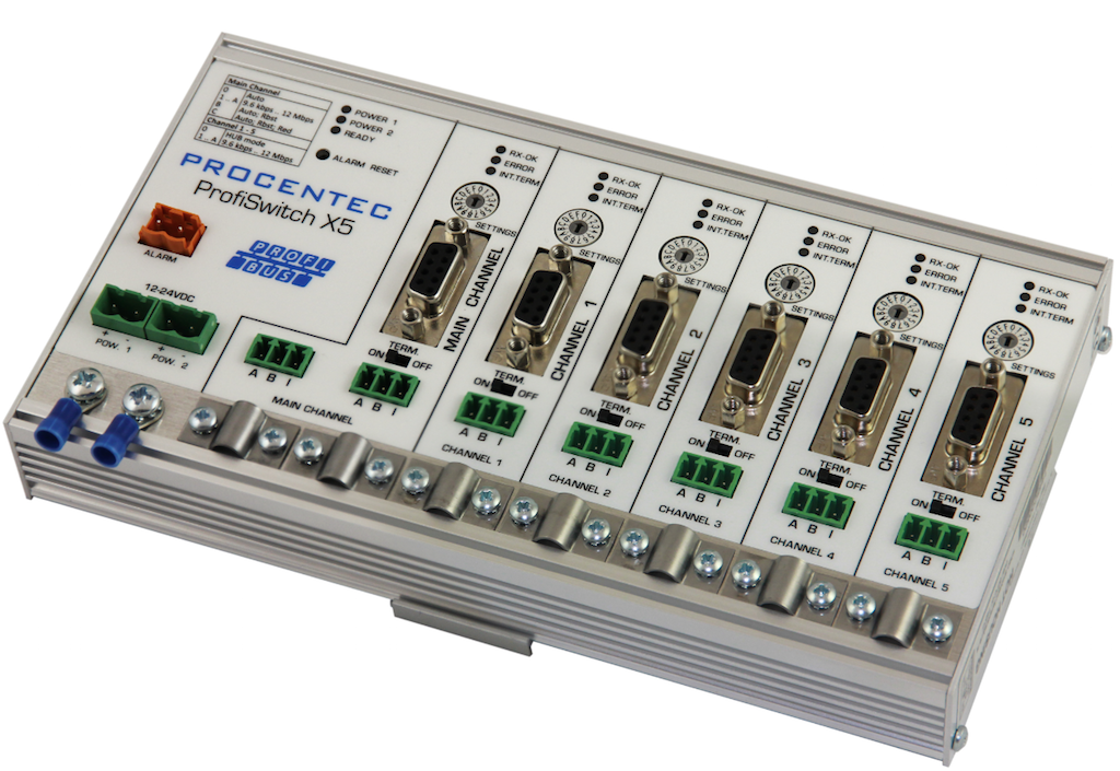Read more about the article ProfiSwitch X5 – 5 Channel Customizable Baud Rate Hub