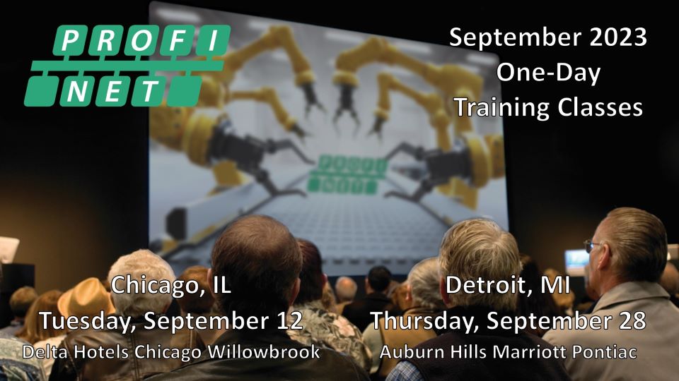 Profinet Training PROFINET One-Day Training Classes in September – PROFINEWS