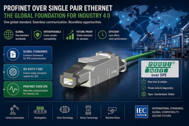 PROFINET over Single Pair Ethernet: The Global Foundation for Industry 4.0